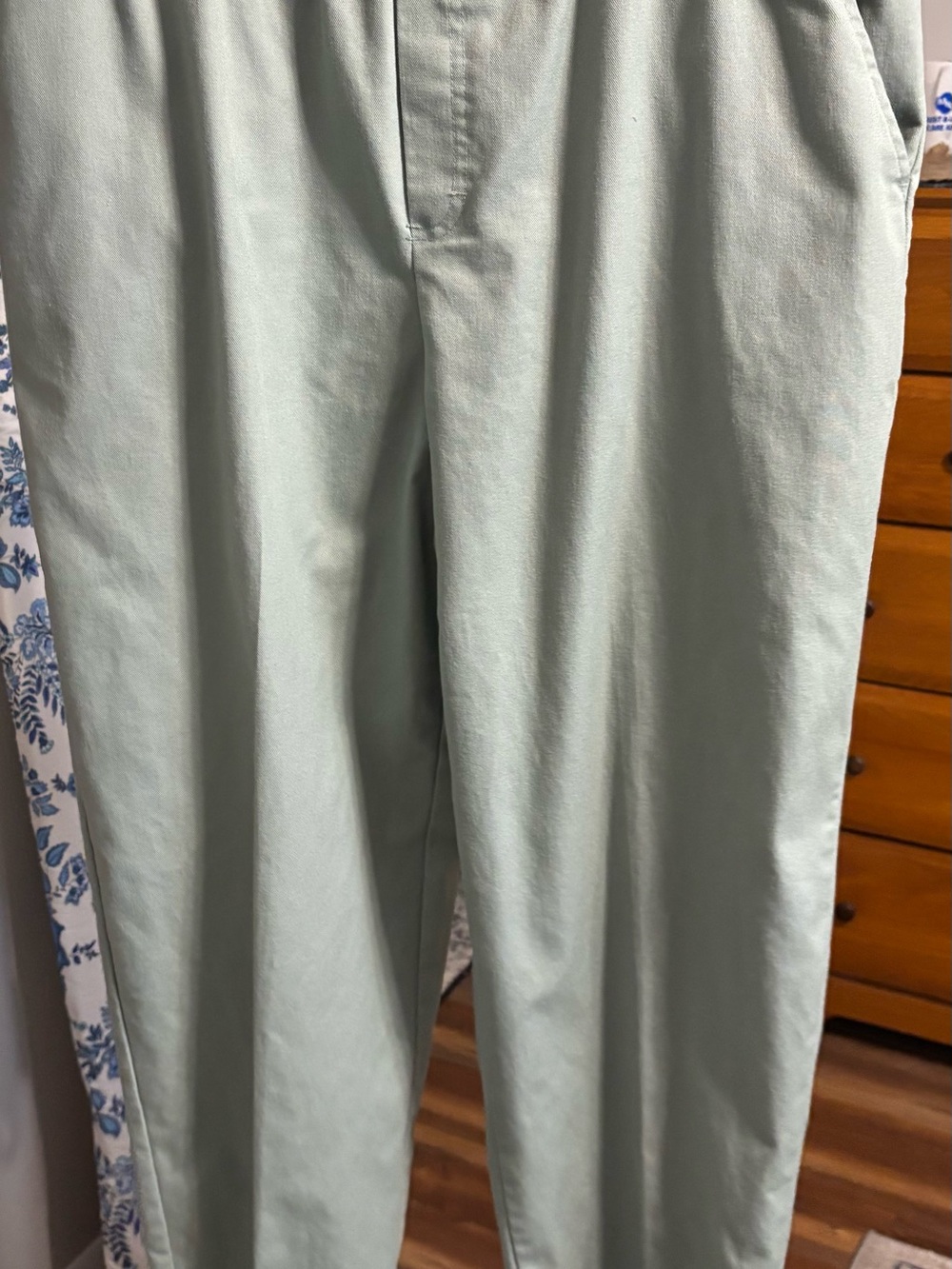 Classic Elements Women's Straight-Leg Pants in Light Mint Green
